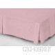 HaadiTex Drap-sommier de Luxe 50% Coton  50% Polyester  Poly Coton  Rose  King - B07PCWFRKF